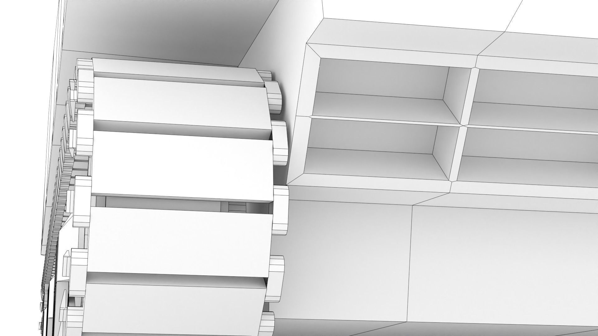 Sherman M4 Gameready Rigged Low-poly 3D model_30