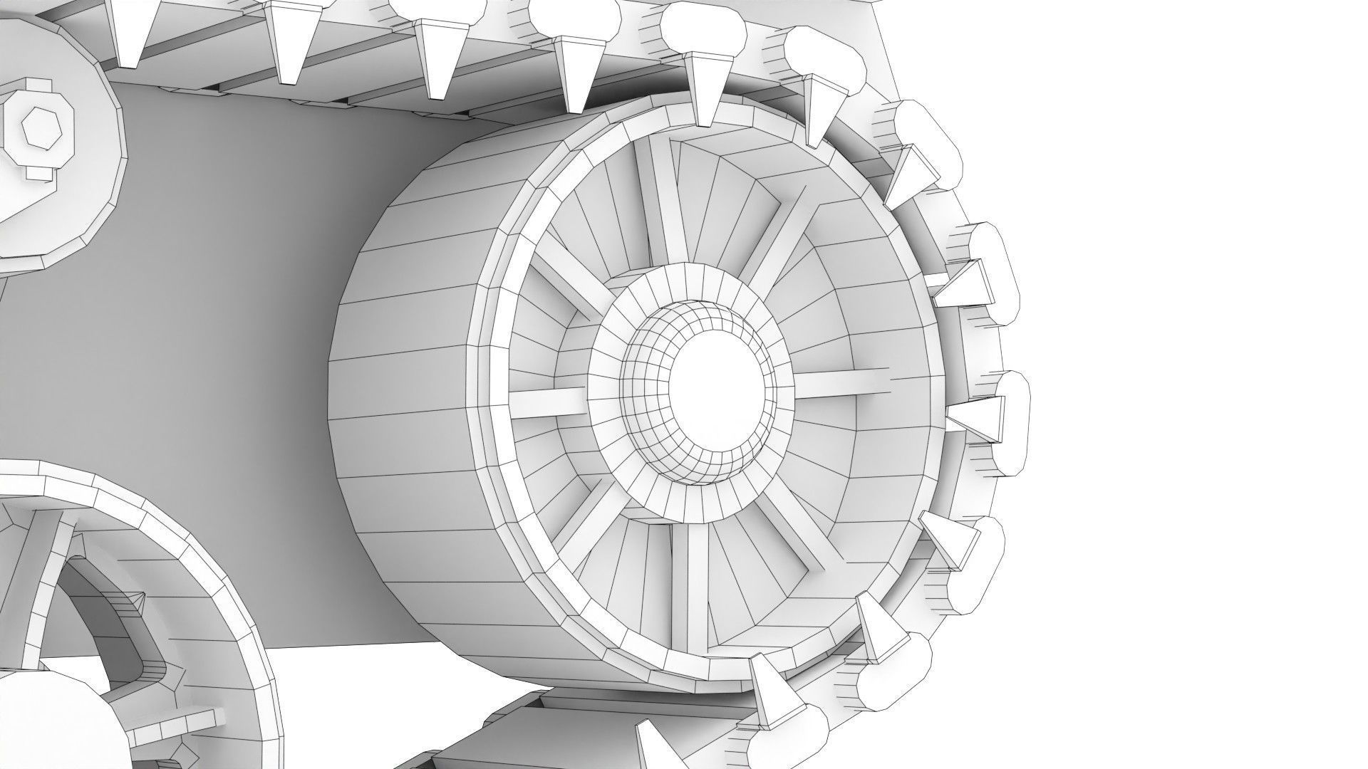 Sherman M4 Gameready Rigged Low-poly 3D model_31