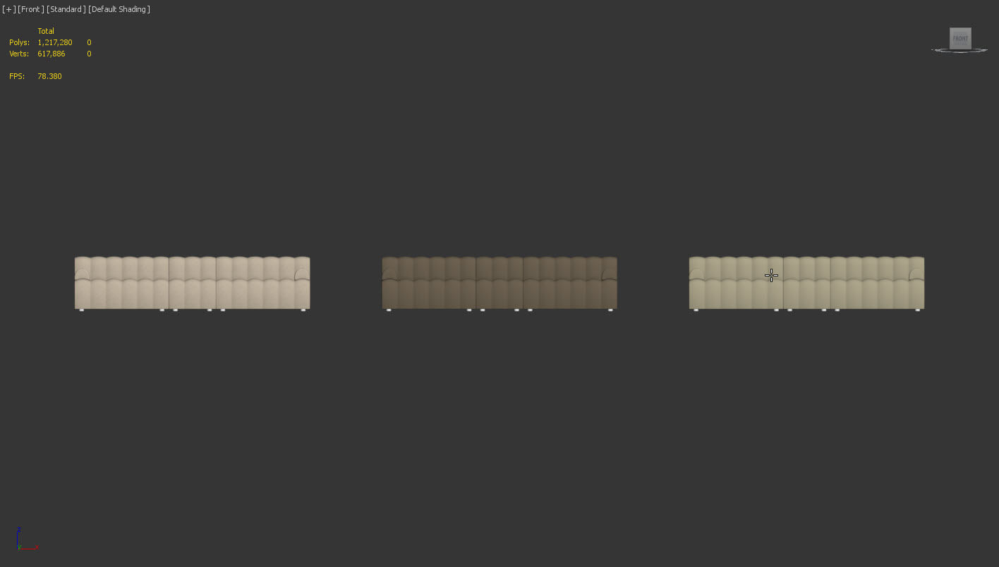 STUDIO 3 Sofa by Norr11 3D model_7