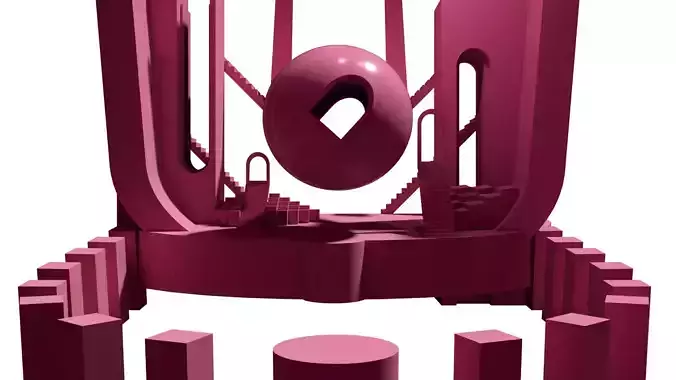 no tears left to cry - Ariana Grande 3d model of visual