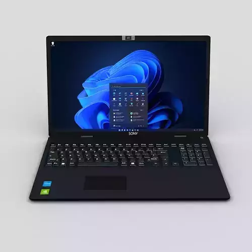 Notebook Sony Free 3D model