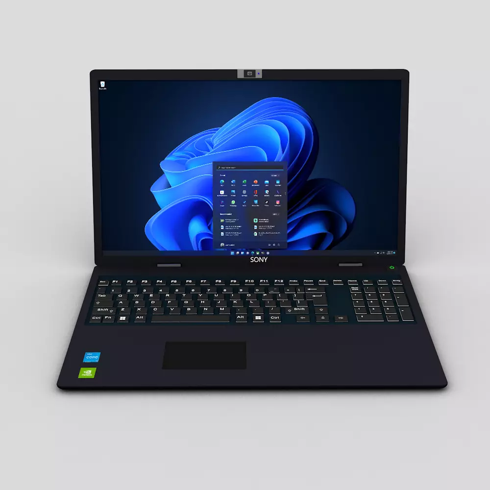 Notebook Sony Free 3D model