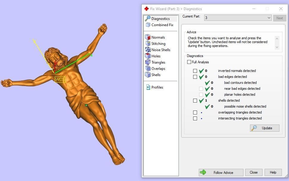 Orthodox cross with wood 3D print model_9