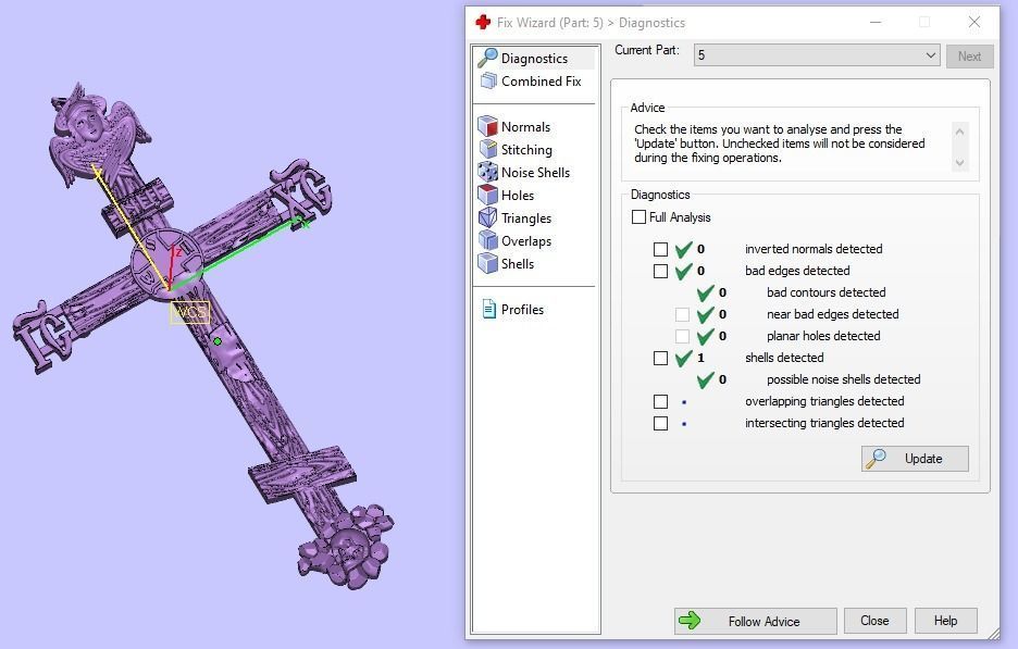 Orthodox cross with wood 3D print model_10