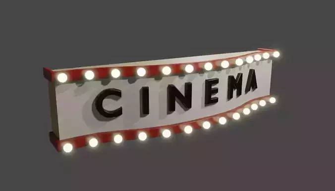 Cinema Facade - Front - Sign