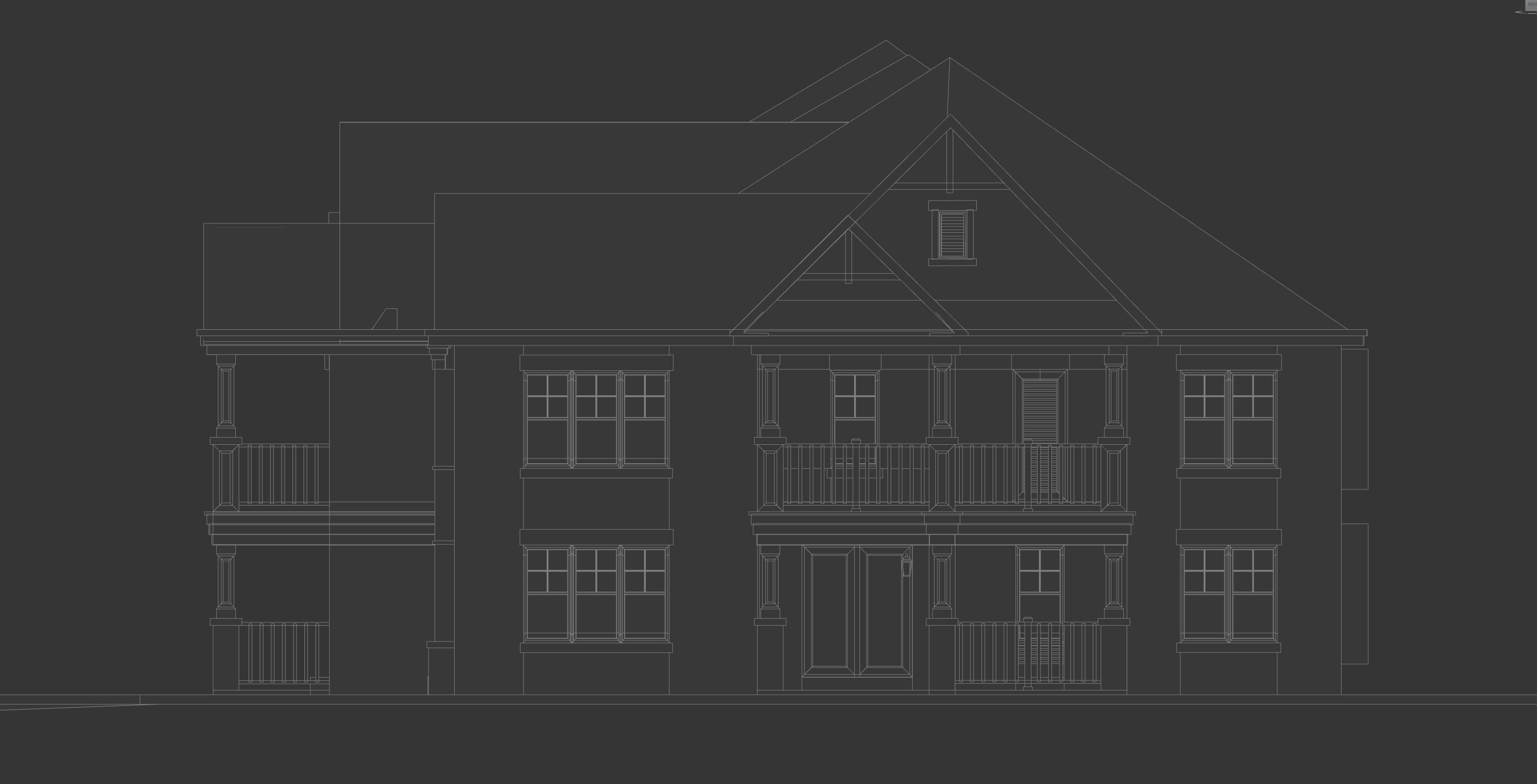 Cottage Country House Condominium 3D model_5