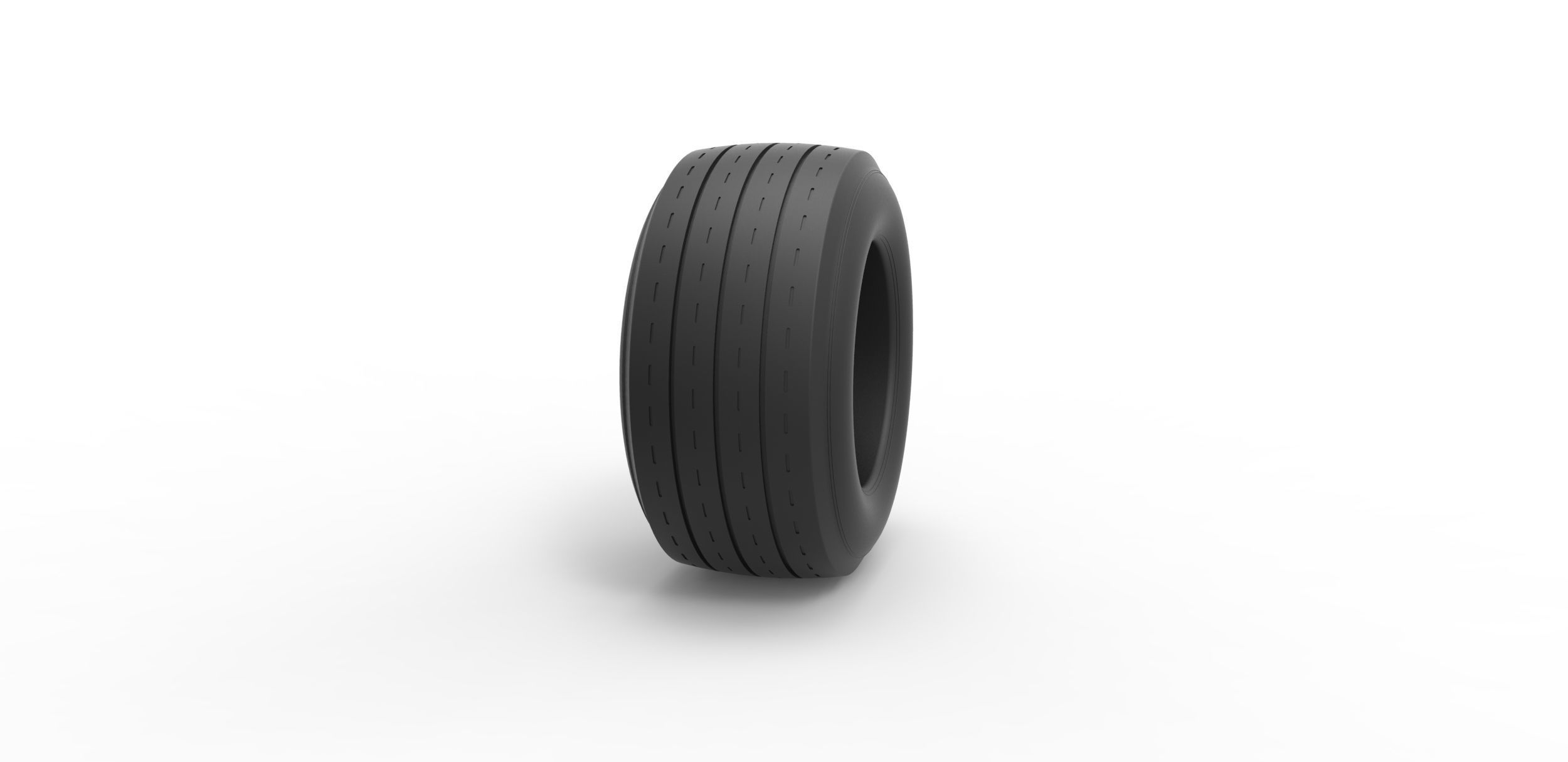 Race tire Scale 1 to 10 3D print model_2