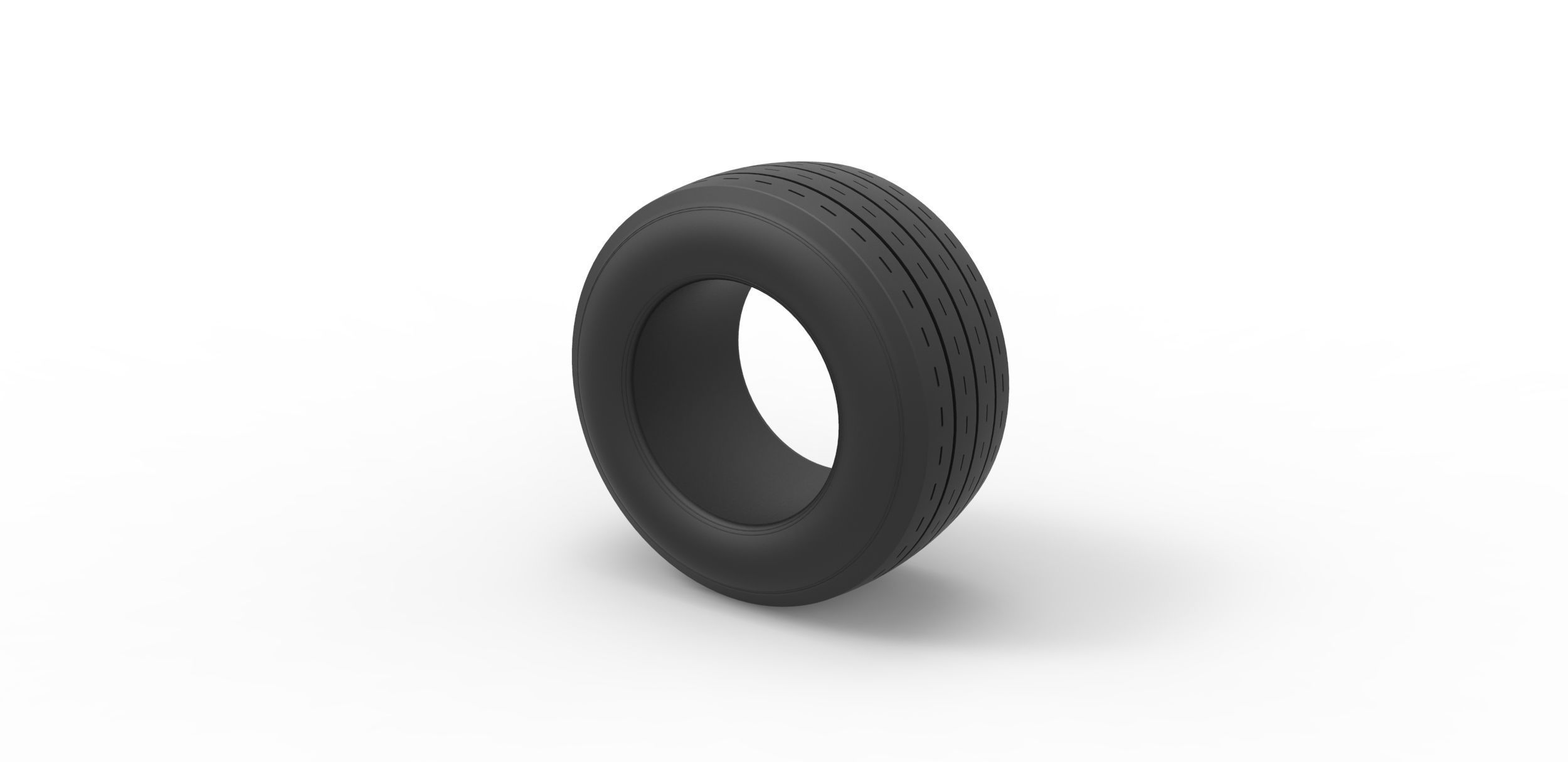 Race tire Scale 1 to 10 3D print model_6