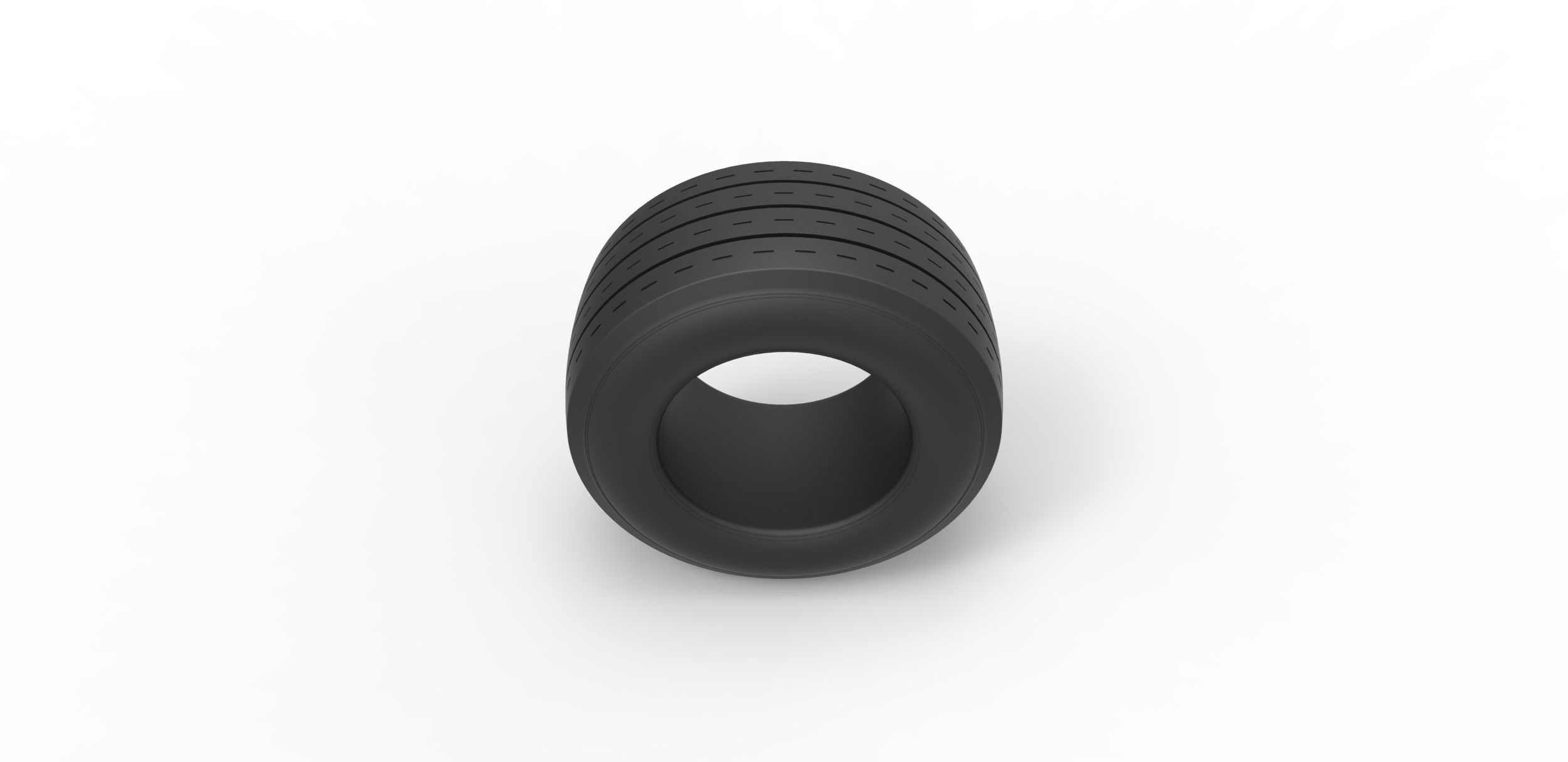 Race tire Scale 1 to 10 3D print model_5