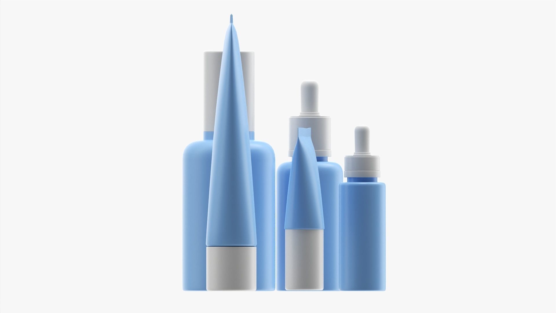 Day face care Lux set mockup 3D model_4