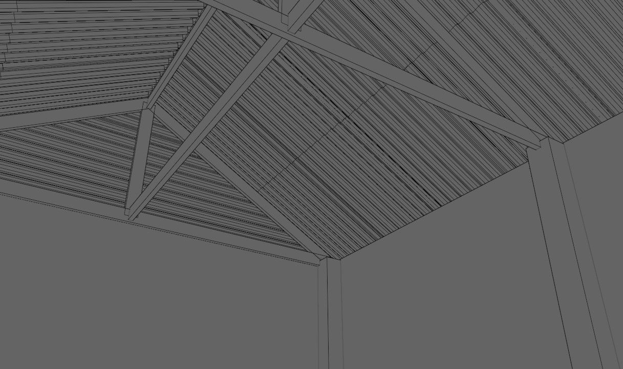 Warehouse - Garage - Barracao Low-poly 3D model_20