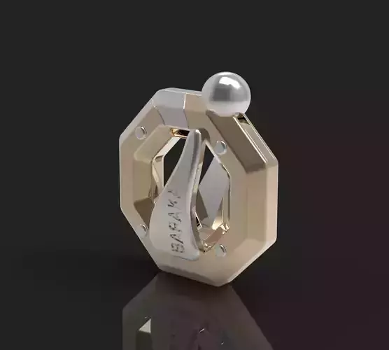 Lock for Chains and Bracelets 3D Print Model