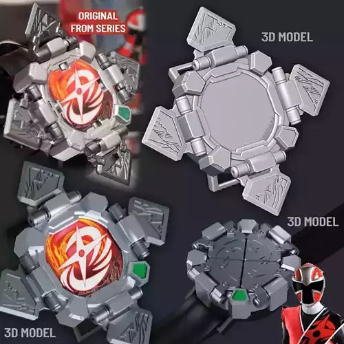Power Rangers Ninja Steel Communicator 3D print model