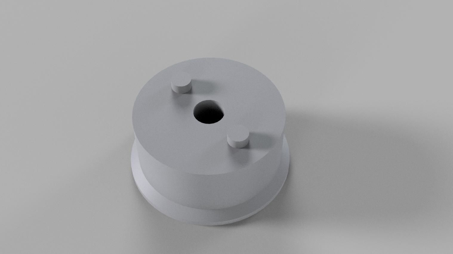 Lumar Toy Powerhouse Crane Wheel 3D print model_1