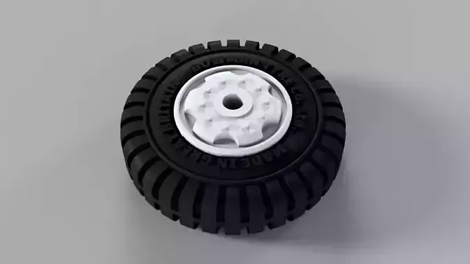Lumar Toy Powerhouse Crane Wheel 3D print model