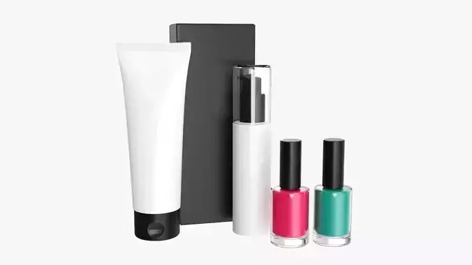 Hand care set mockup