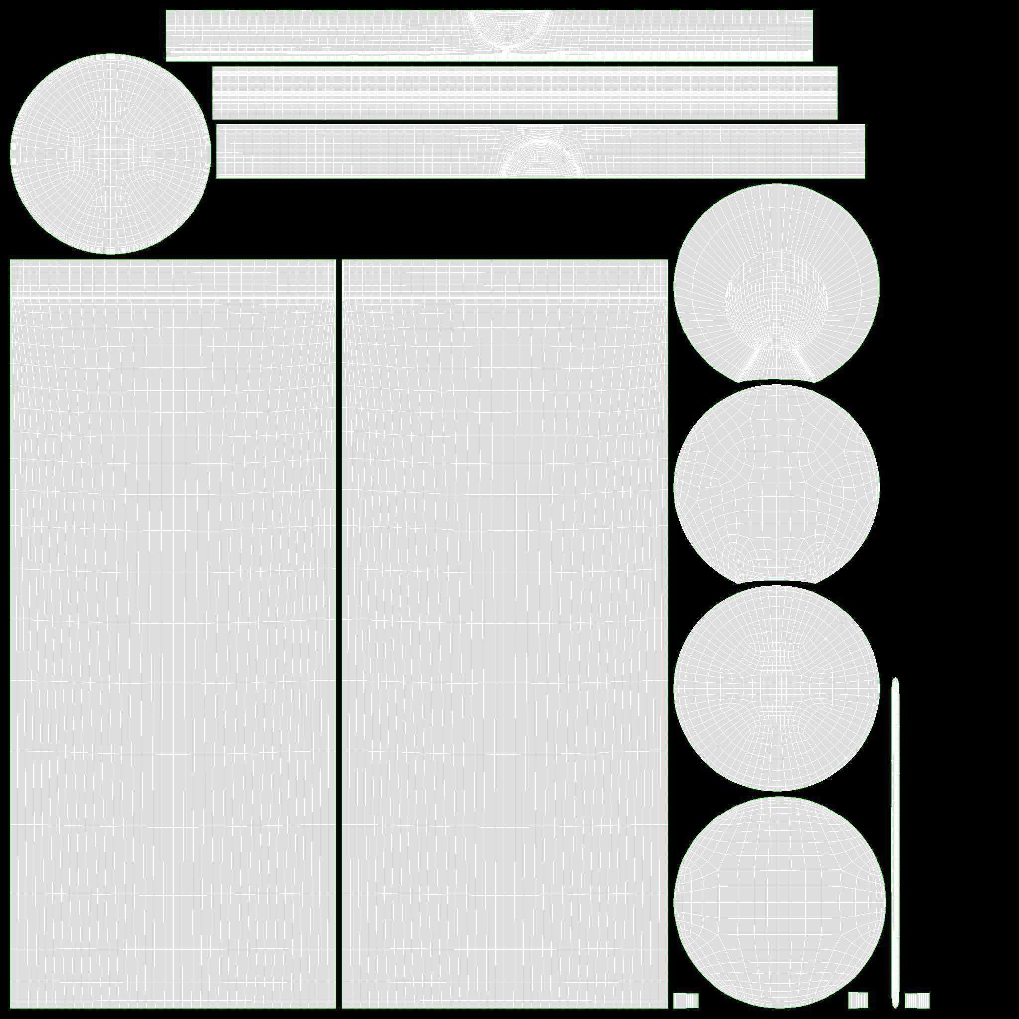 Hand care set mockup 3D model_17
