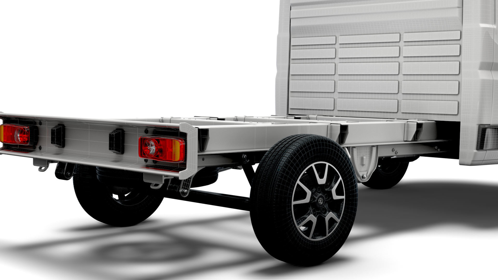 Vauxhall Movano Chassis Truck Single Cab 3000WB 2022 3D model_23