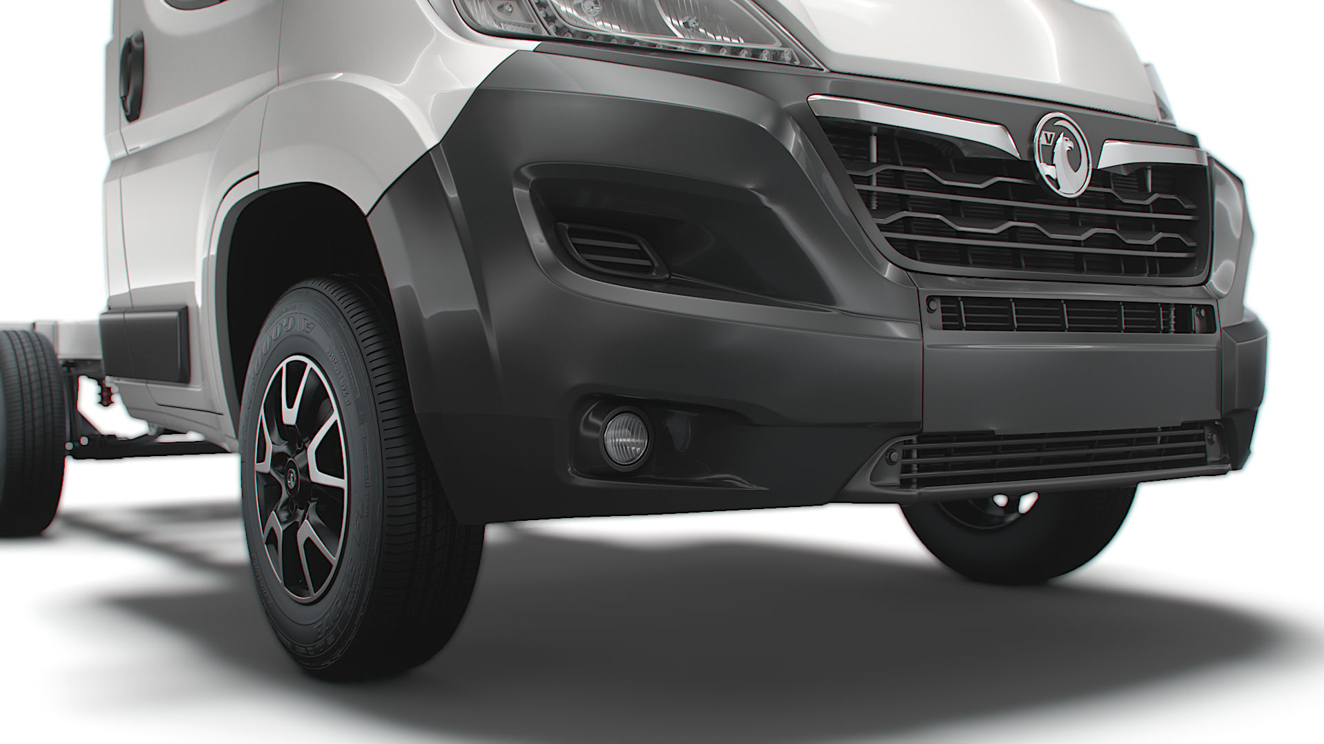 Vauxhall Movano Chassis Truck Single Cab 3000WB 2022 3D model_5