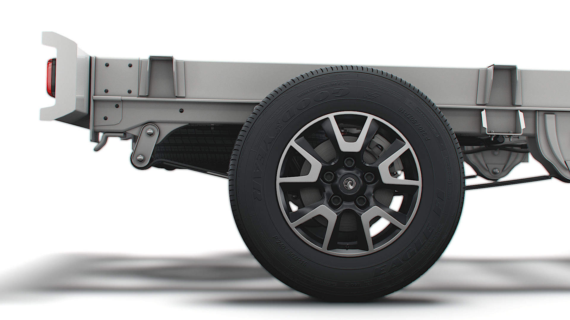 Vauxhall Movano Chassis Truck Single Cab 3000WB 2022 3D model_9