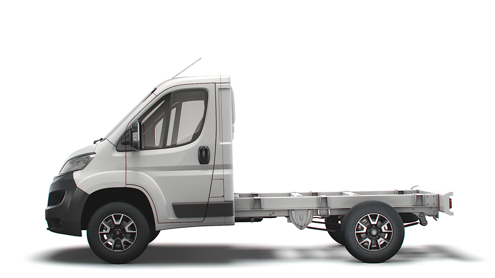 Vauxhall Movano Chassis Truck Single Cab 3000WB 2022 3D model_4