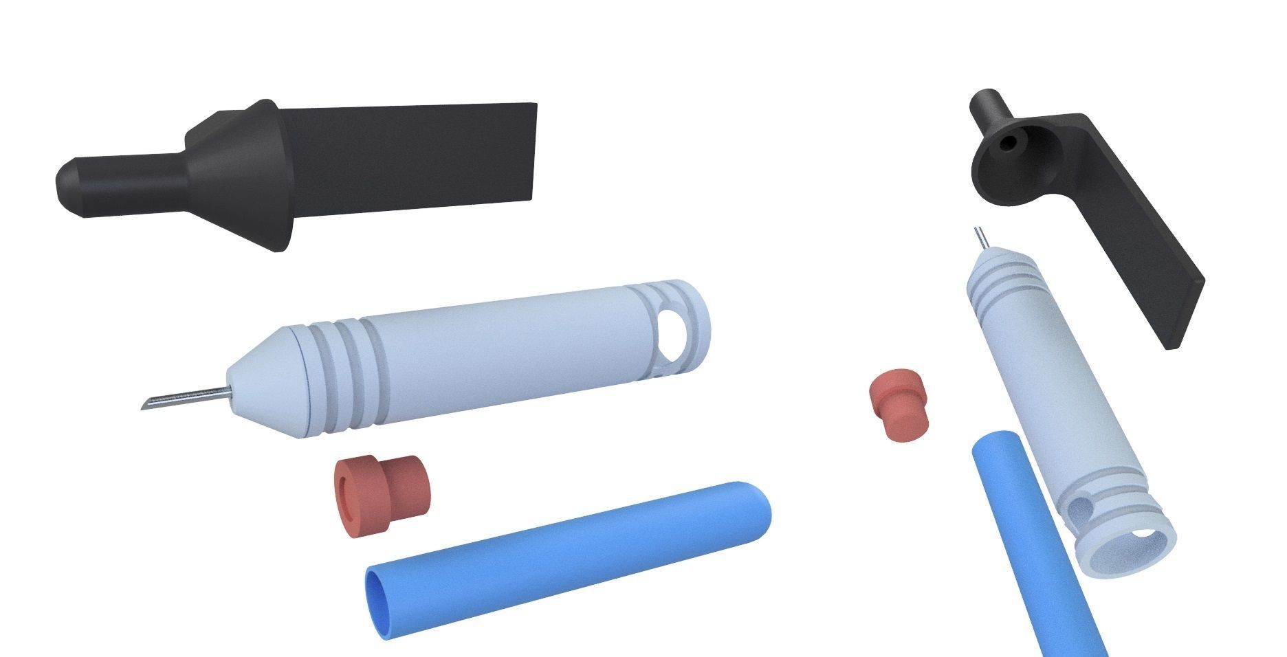 Blade EDTA Darts 3D print model_2