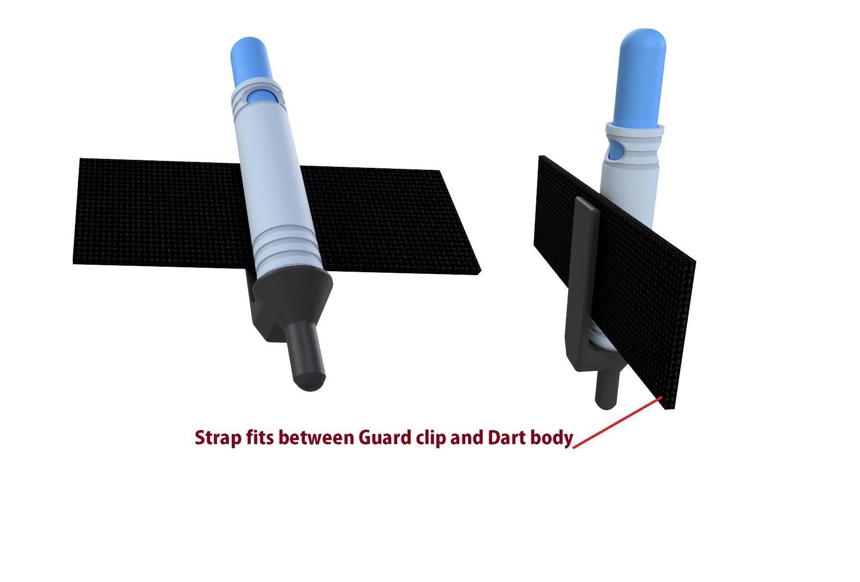 Blade EDTA Darts 3D print model_3