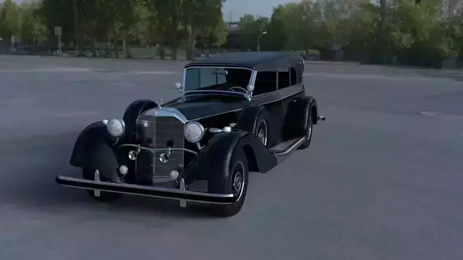 Mercedes 770k Grosser Staff Car HDRI