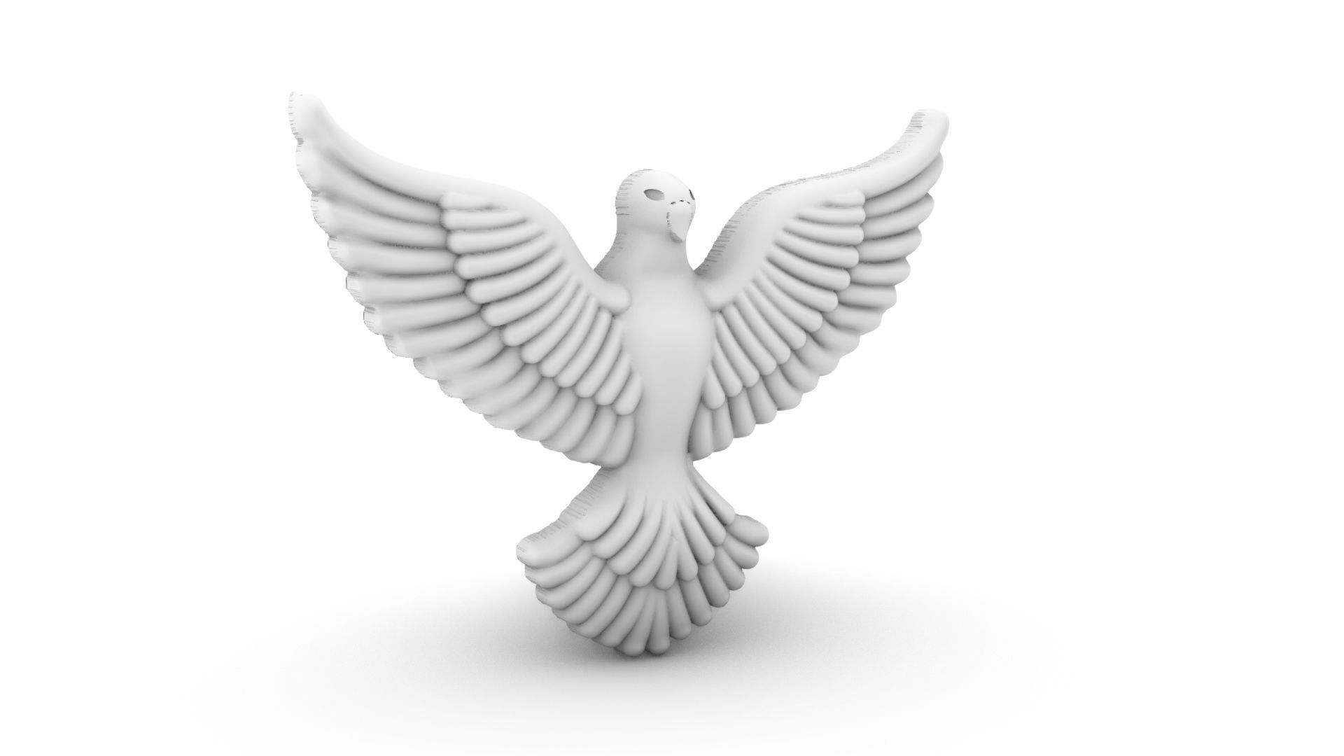 Holy Spirit - Dove - Espirito Santo 3D print model_1
