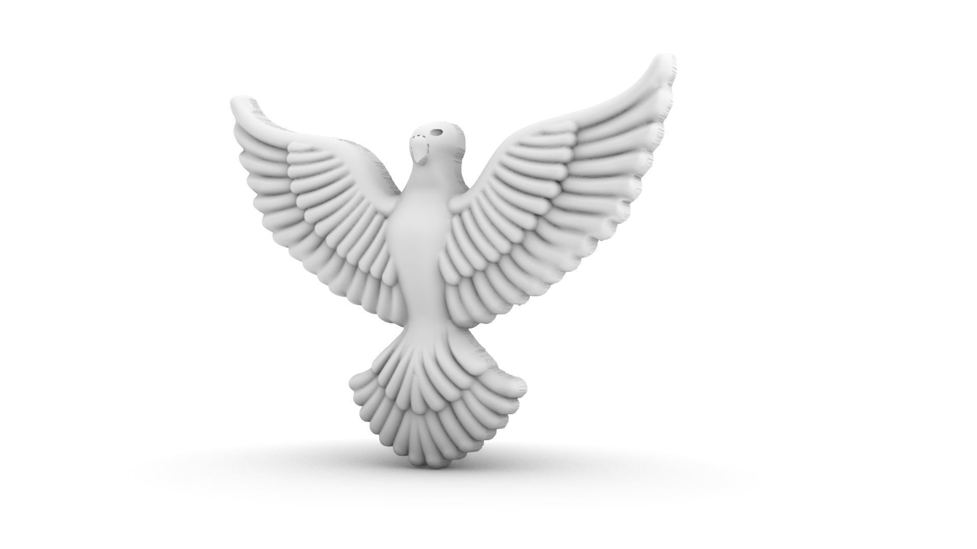Holy Spirit - Dove - Espirito Santo 3D print model_9