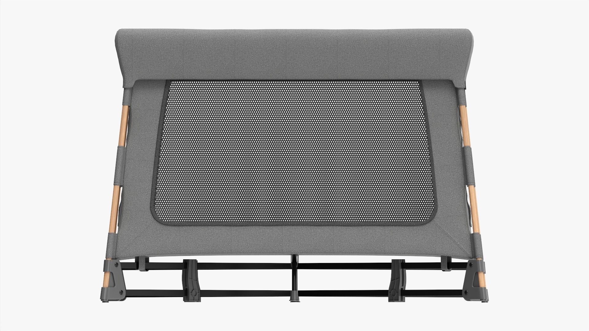 Portable travel cot 3D model_4