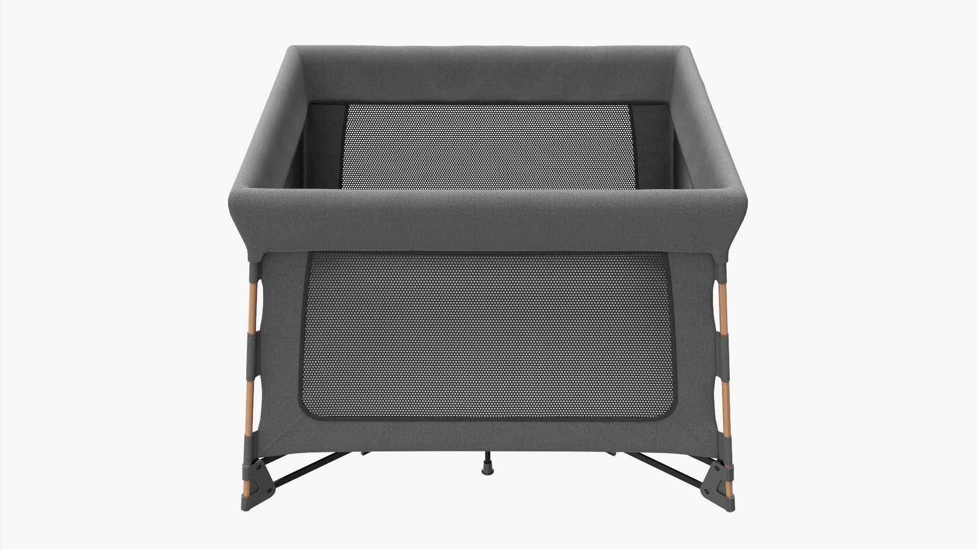 Portable travel cot 3D model_1