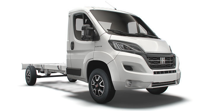 Fiat Ducato Chassis Truck Single Cab 4300WB 2022 3D model