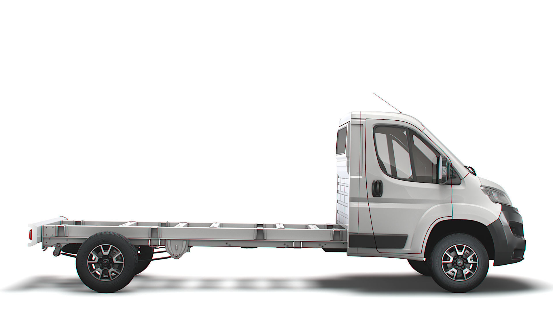 Opel Movano Chassis Truck Single Cab 4300WB 2022 3D model_1