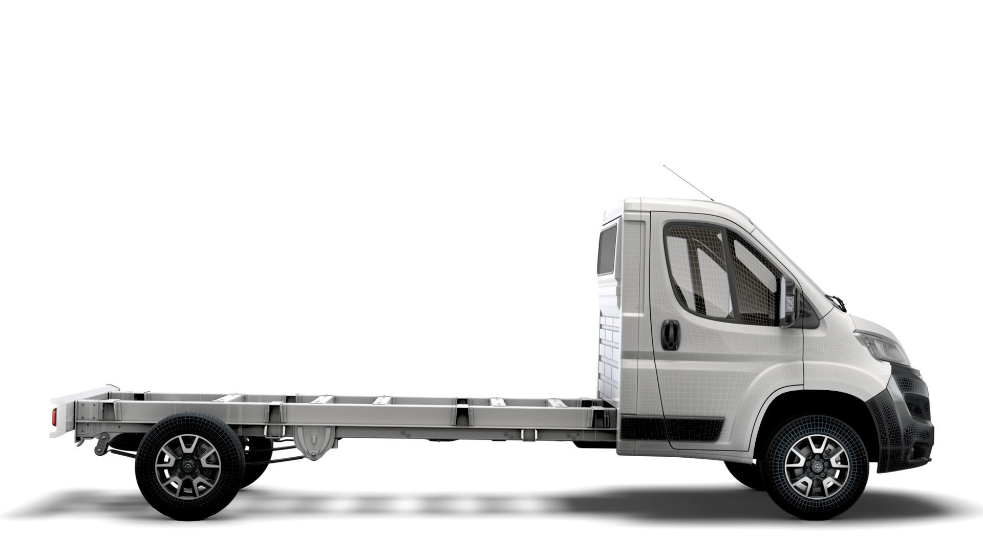 Opel Movano Chassis Truck Single Cab 4300WB 2022 3D model_13