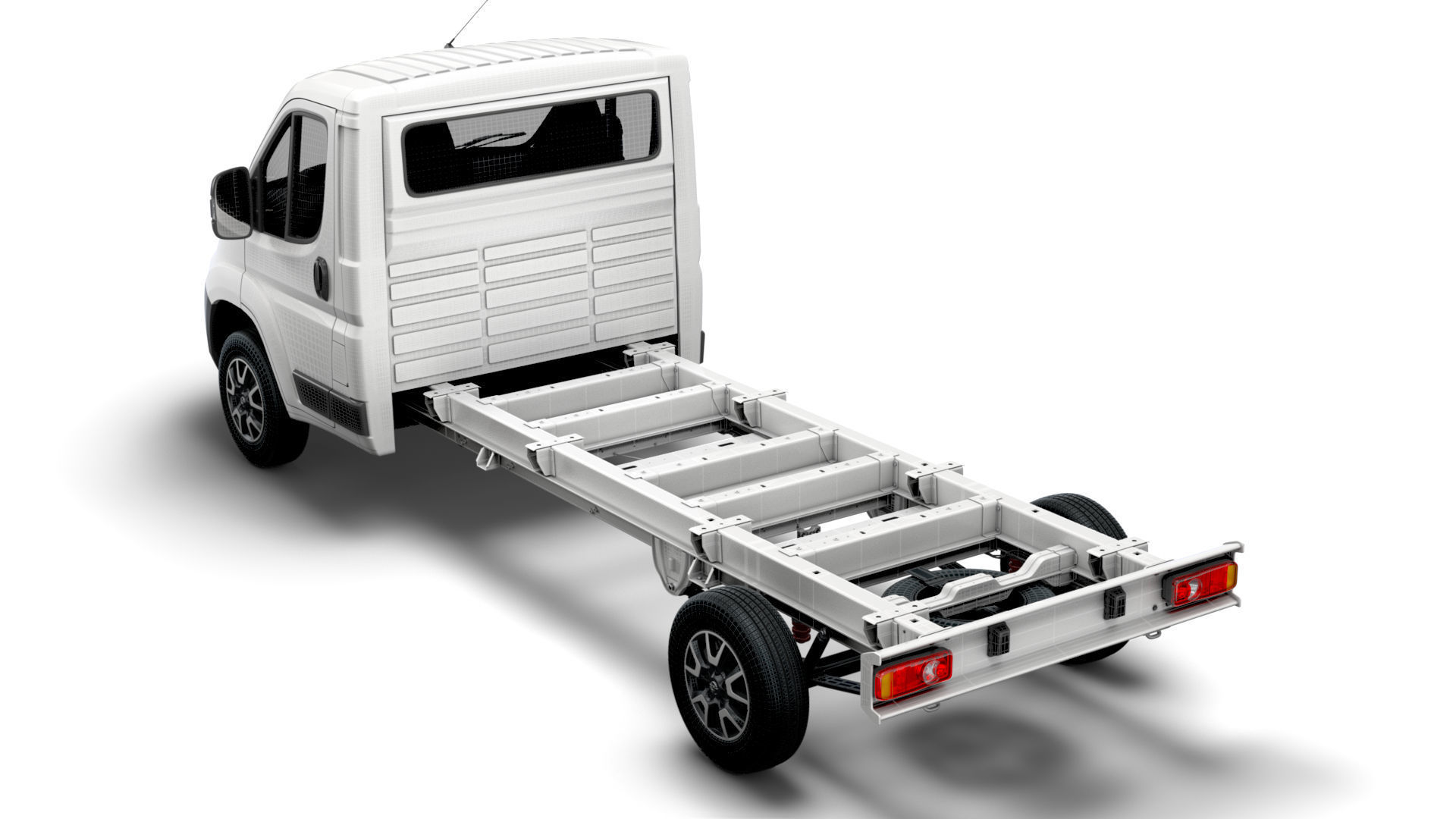 Opel Movano Chassis Truck Single Cab 4300WB 2022 3D model_15