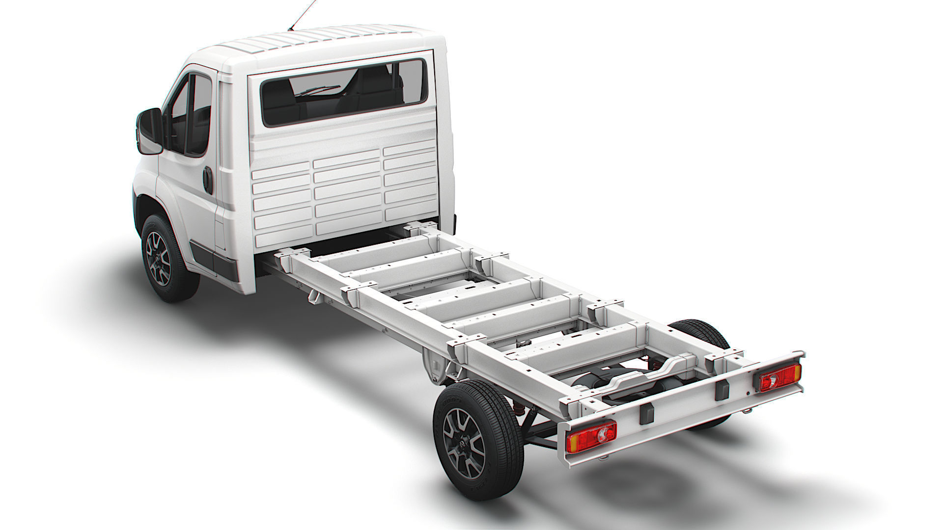 Opel Movano Chassis Truck Single Cab 4300WB 2022 3D model_3