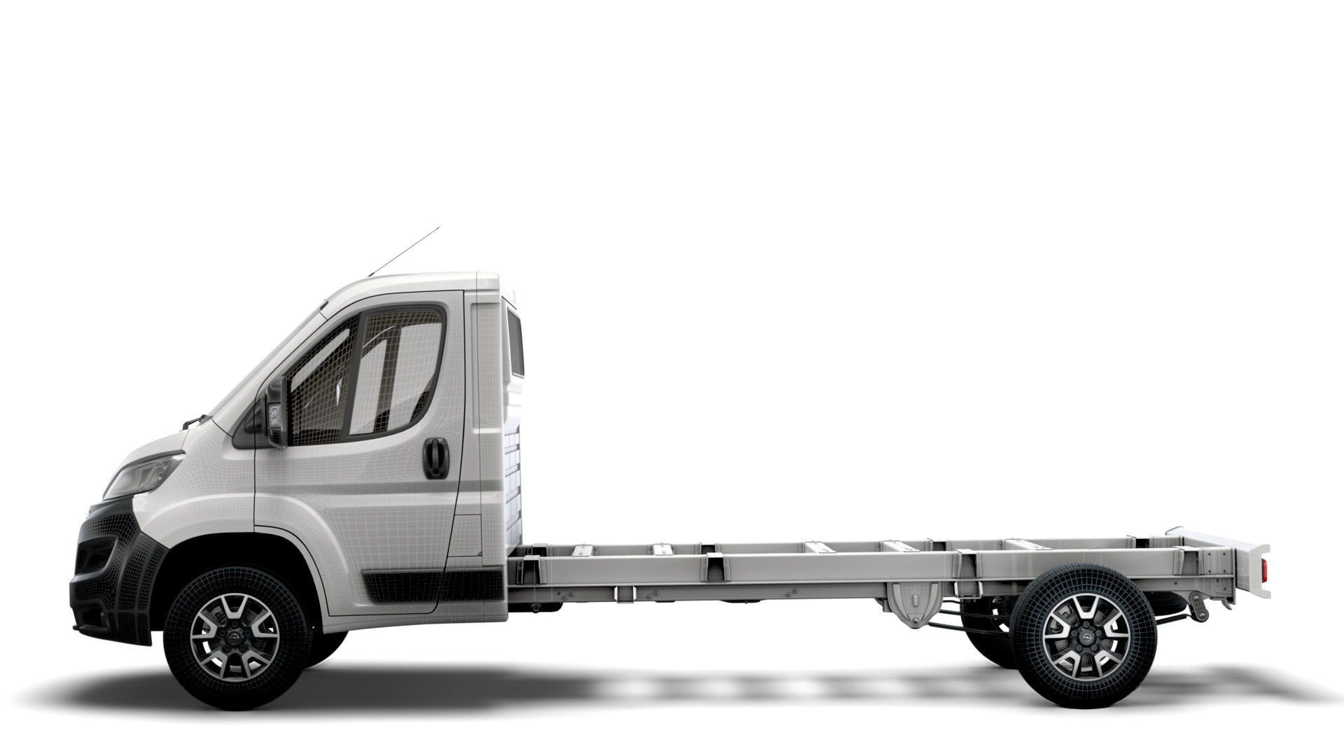 Opel Movano Chassis Truck Single Cab 4300WB 2022 3D model_16