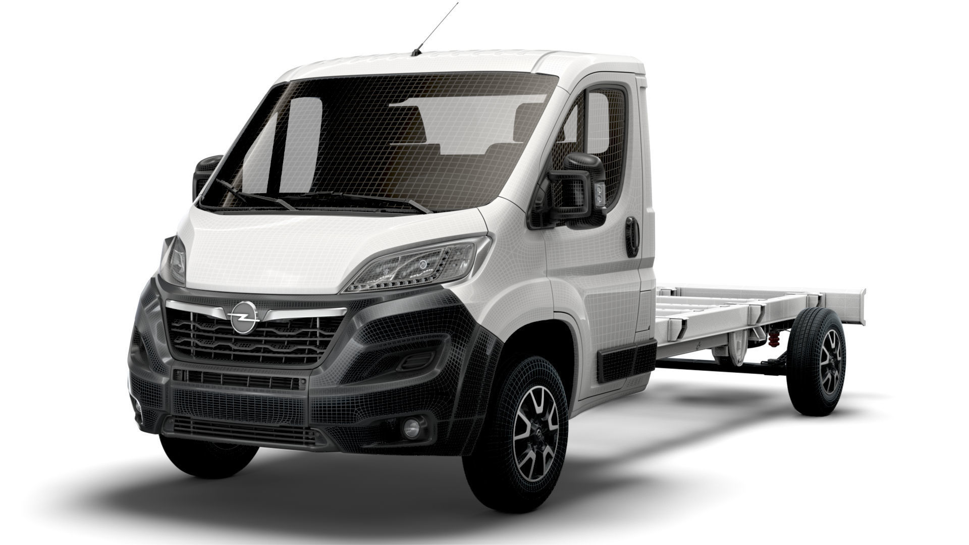 Opel Movano Chassis Truck Single Cab 4300WB 2022 3D model_20