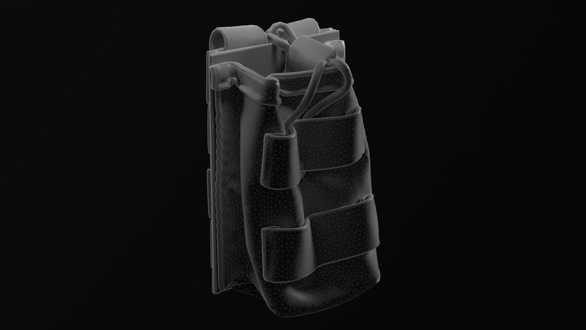 Marvelous Designer  AR15 Empty Ammo Pouch 3D model_13