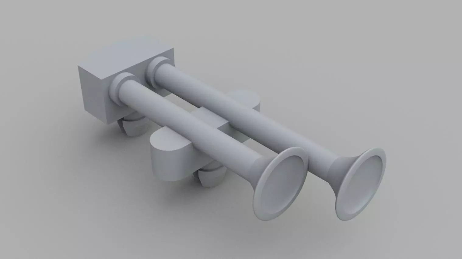 Lumar Toy Crane Replacement Air Horns 3D print model_0