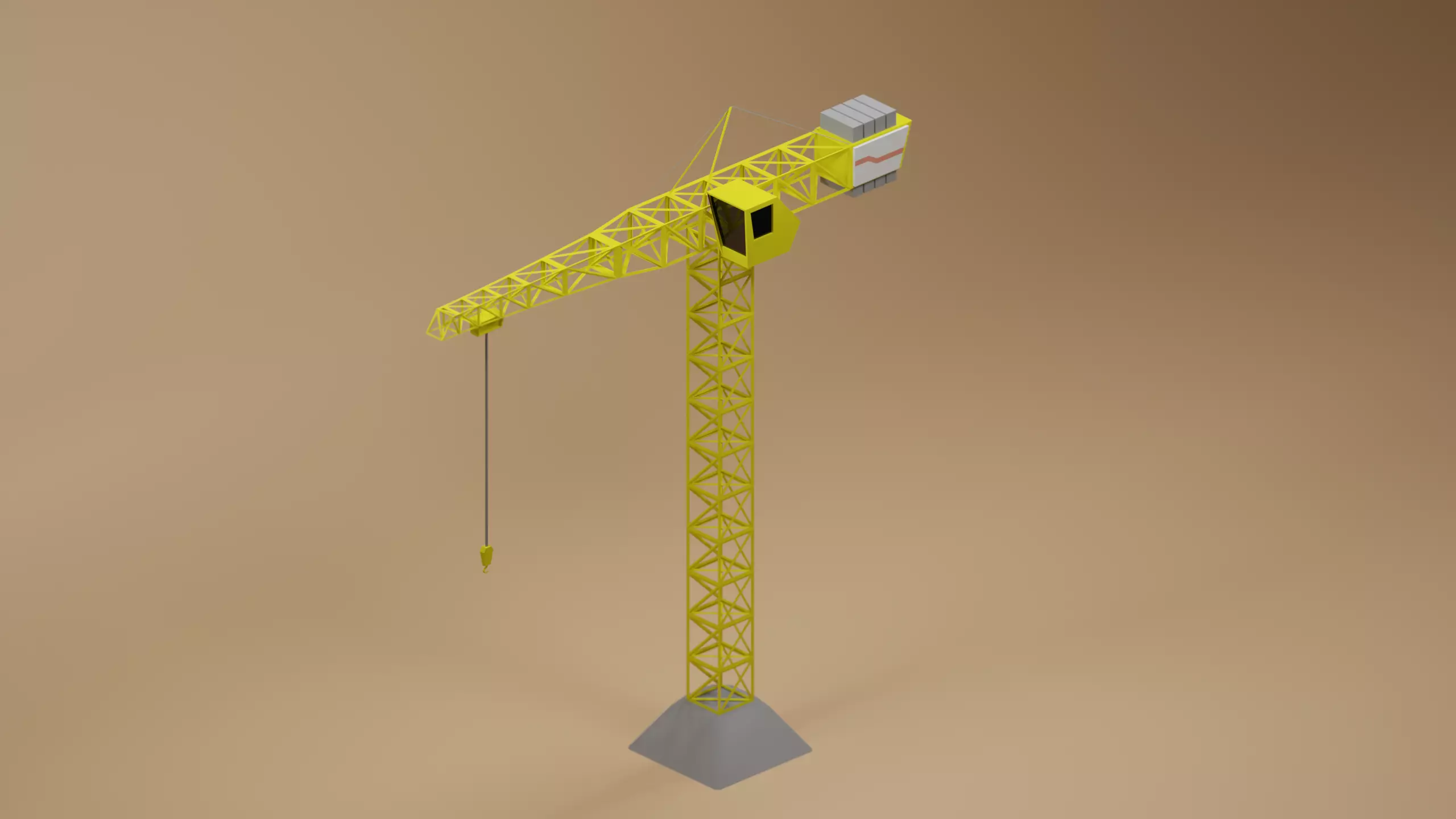 Crane 3D model_0