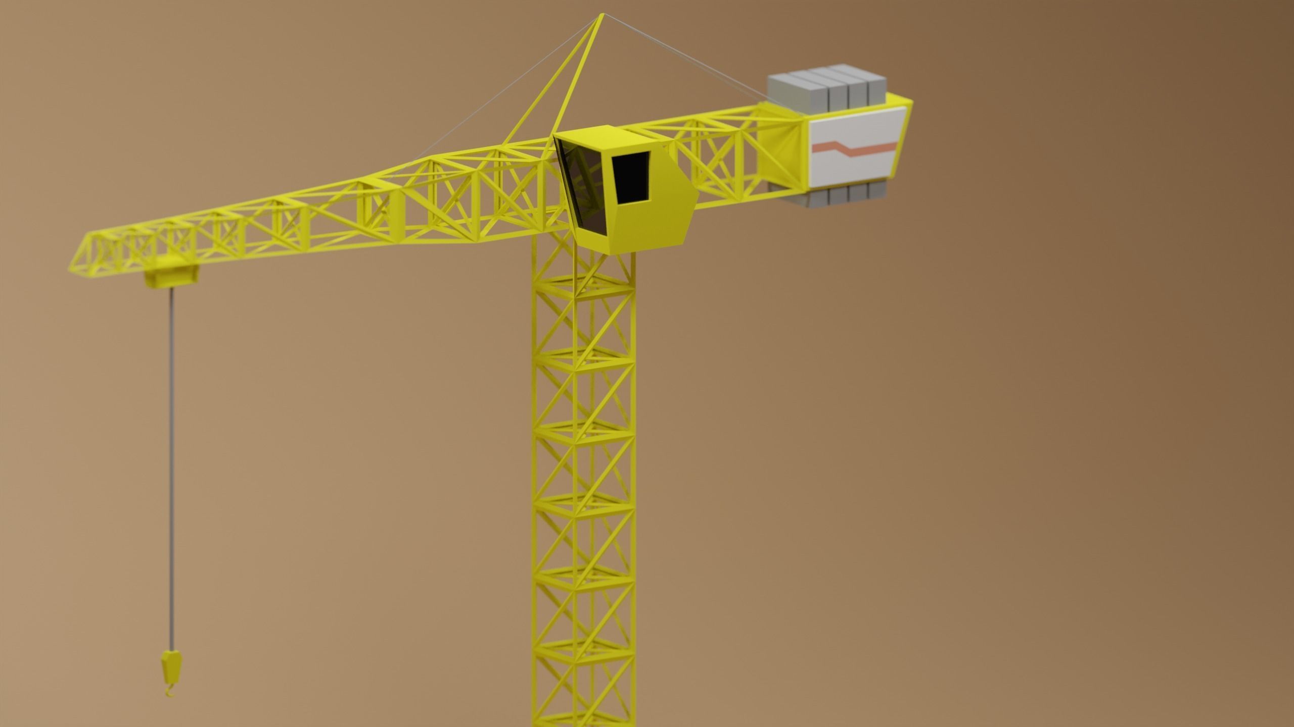 Crane 3D model_3