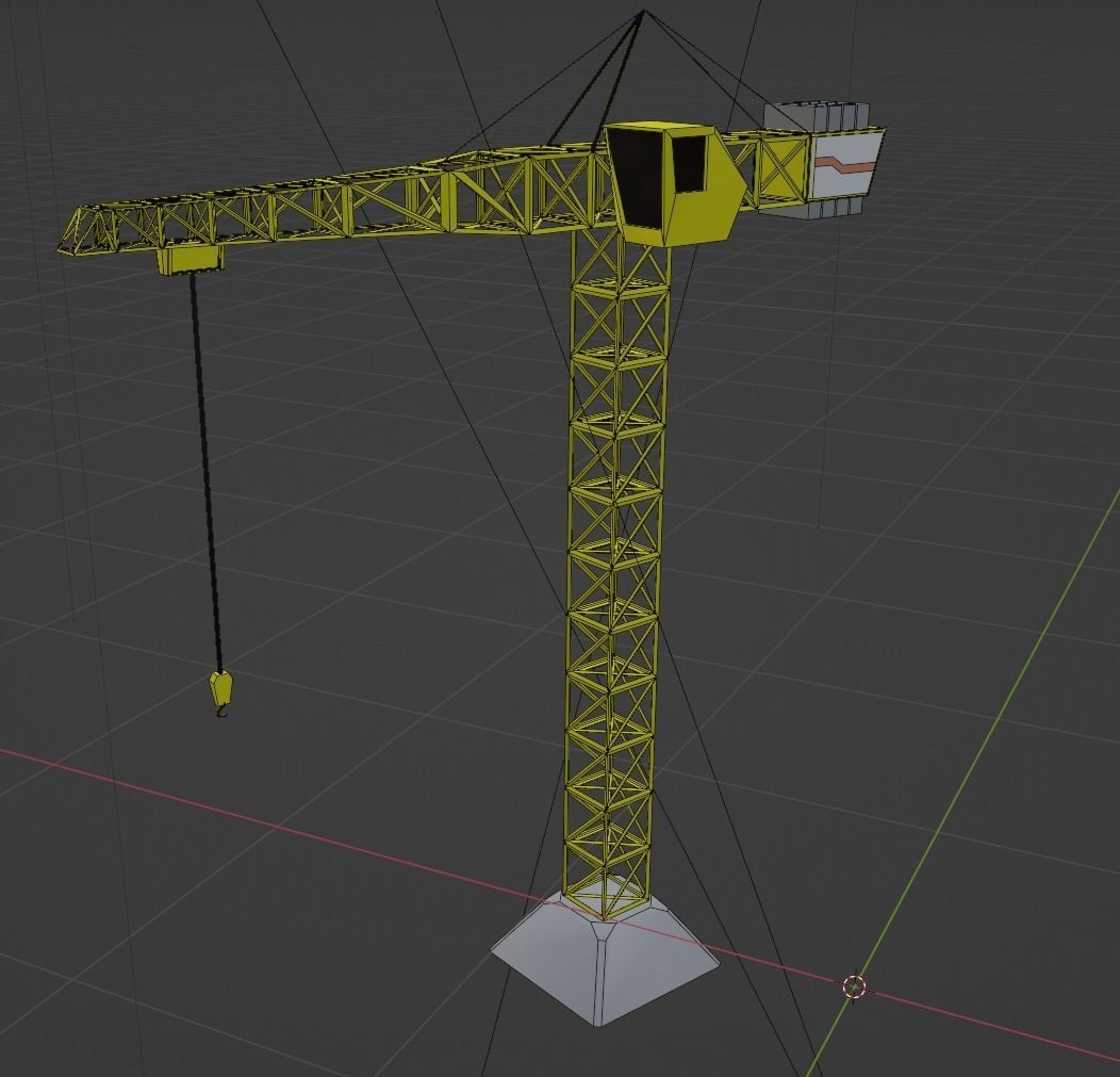 Crane 3D model_5