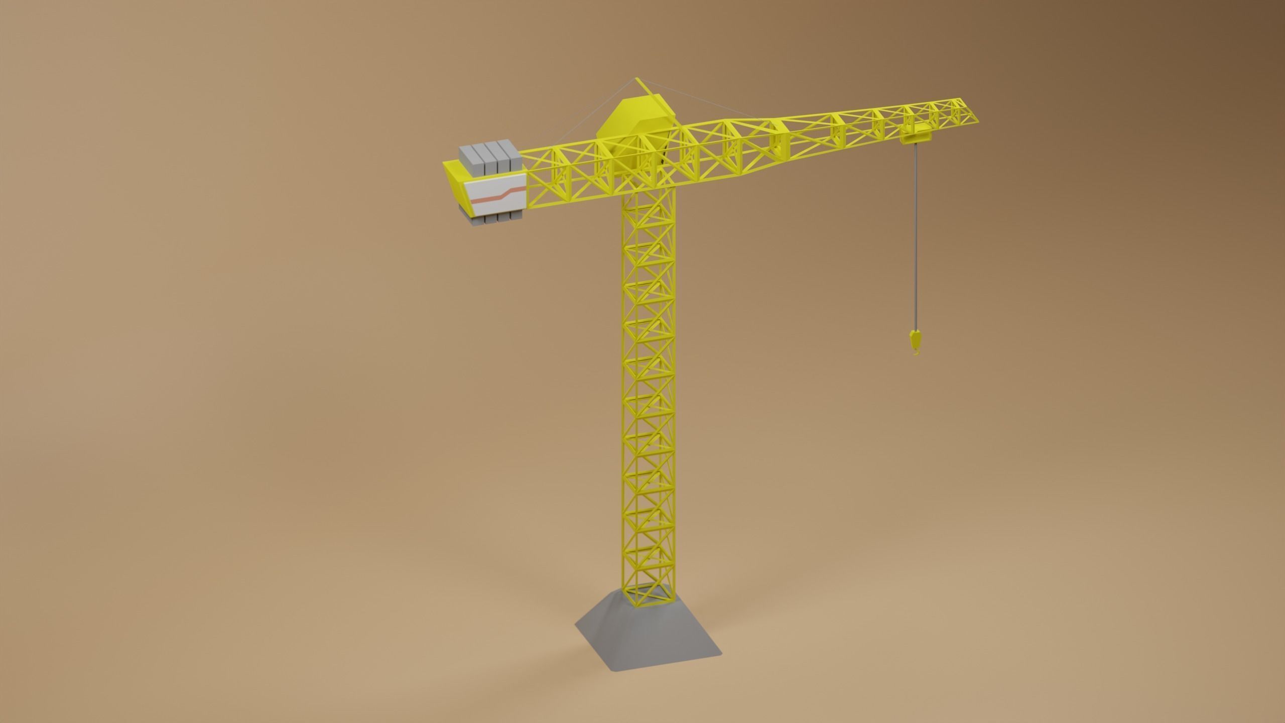 Crane 3D model_2