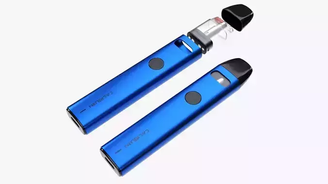 UWELL Caliburn A2 vape device pod system blue 3D model
