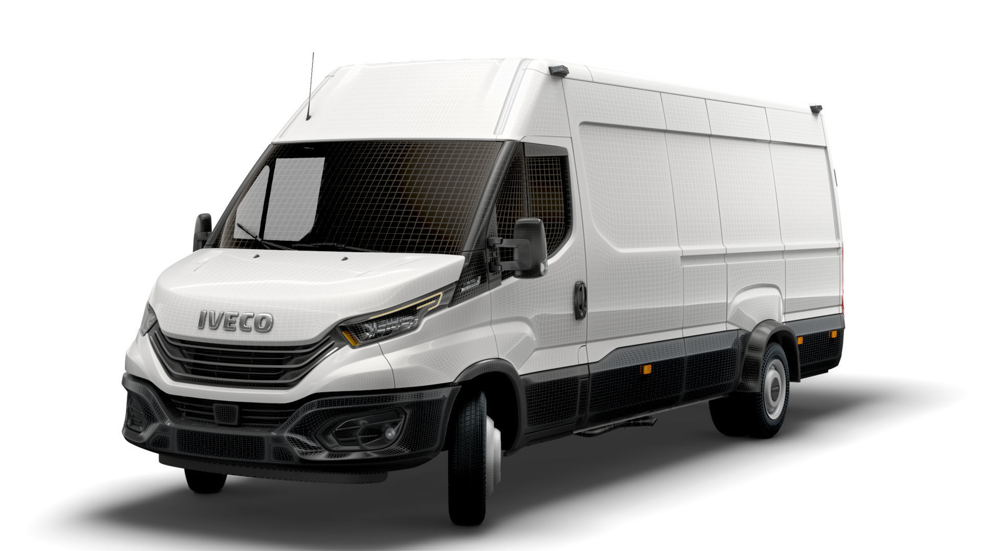 Iveco Daily Van L4H2 2022 3D model_14