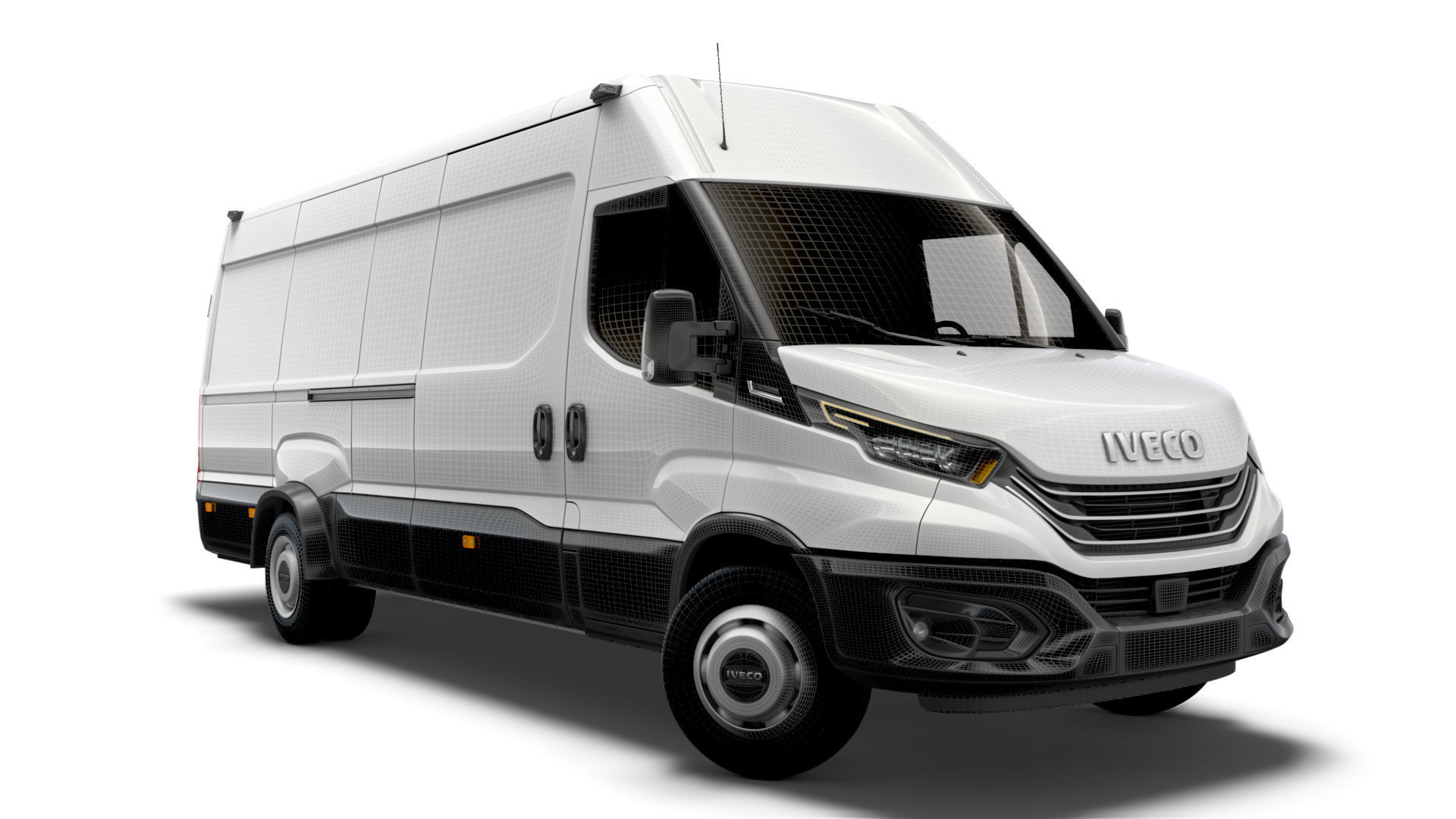 Iveco Daily Van L4H2 2022 3D model_13