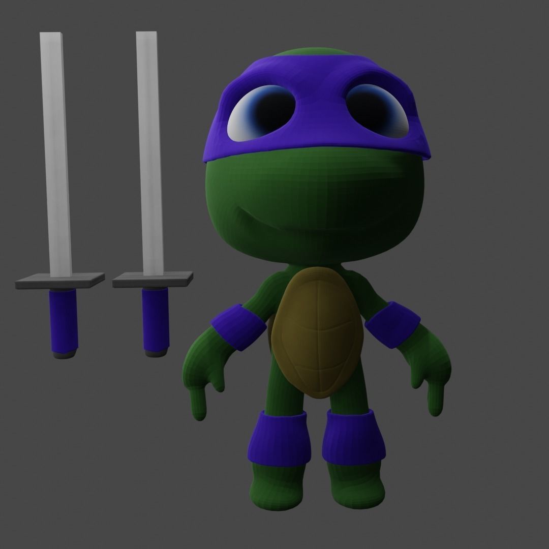  toys ninja turtles  3D model_8