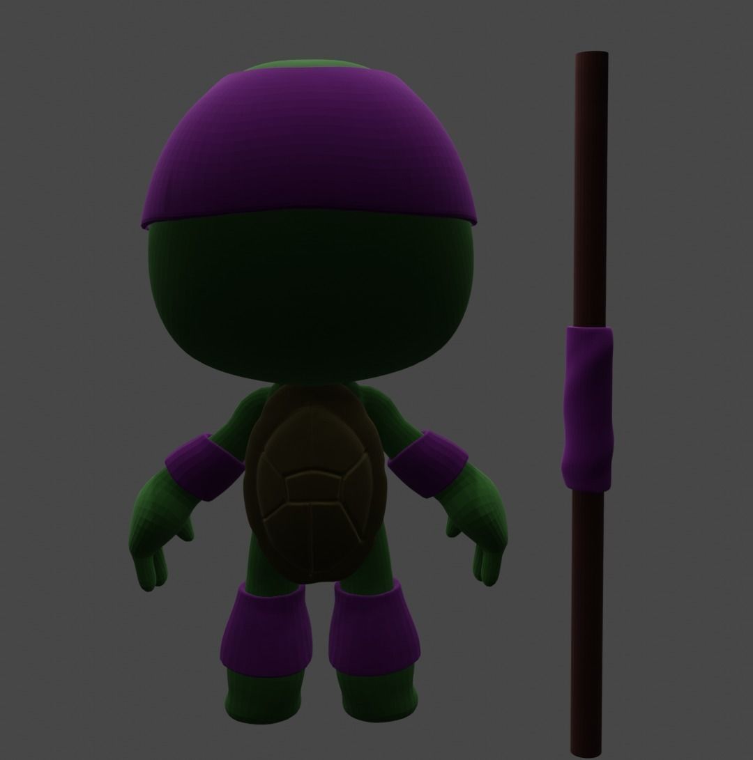  toys ninja turtles  3D model_14